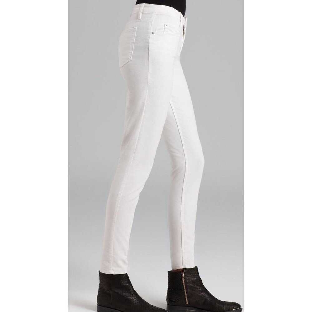 Theory Women's Pants White Skinny Corduroys Size 25 X 29 NWT $195